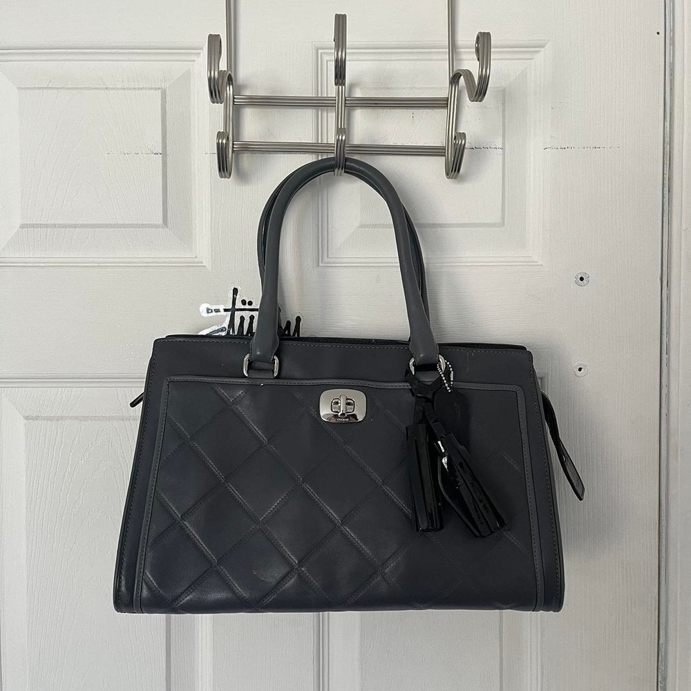 Y2K 2000s Coach Legacy Chelsea Quilted Satchel Shoulder bag / Handbag